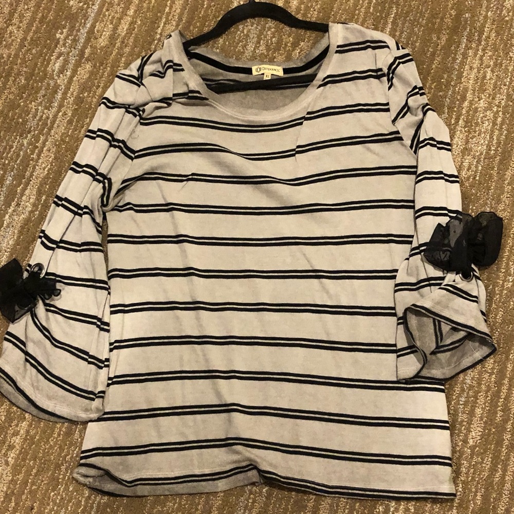 Striped boho top